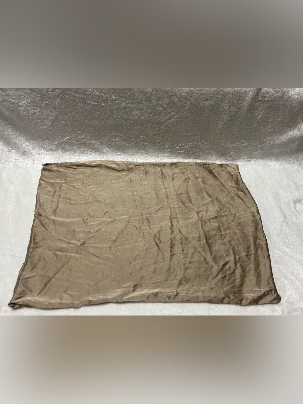 2 brown ZIMASILK 100% Mulberry Silk standard pillowcases pillowcase